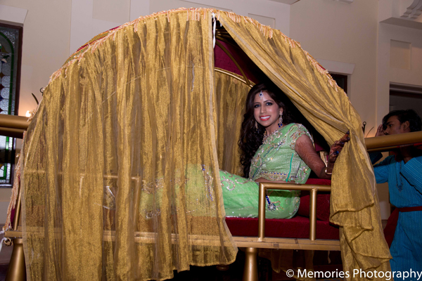 indian wedding bride doli sangeet