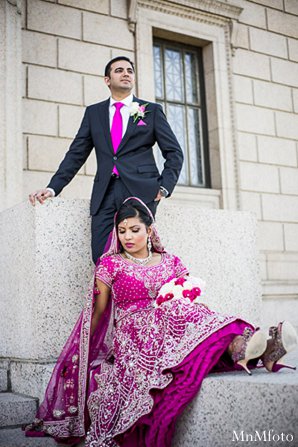 indian wedding photography groom bride portrait
