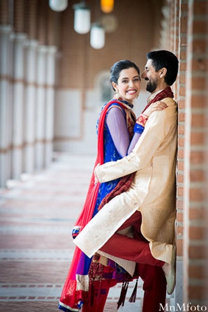 indian wedding groom gold blue