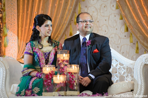 indian reception groom bride wedding