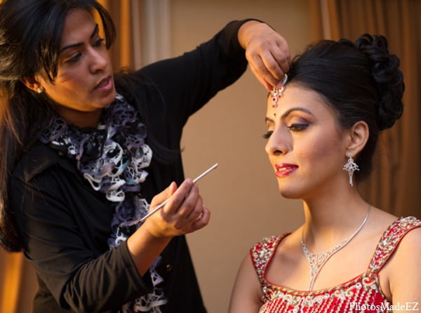 indian wedding bridal makeup hair accessories