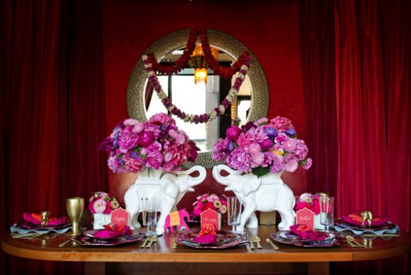 Home Idea Gallery Floral Decor Reception Tables