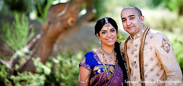indian bride groom fashion portrait