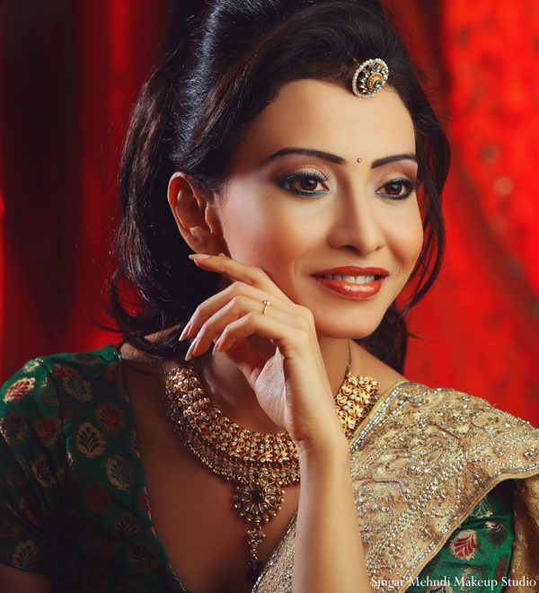 Indian wedding bridal makeup hair ideas | Photo 4485