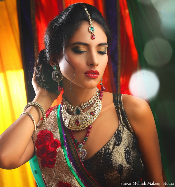 indian wedding tikka hair inspiration jewelry