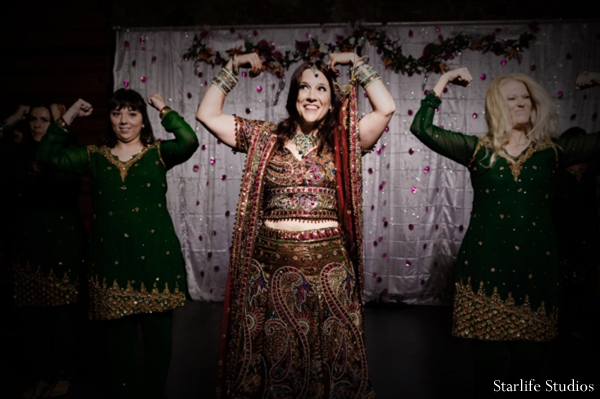 indian wedding bride reception entertainment