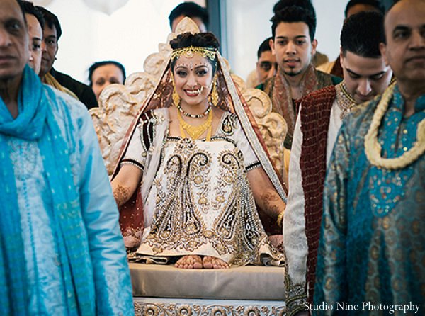 indian wedding ceremony bride
