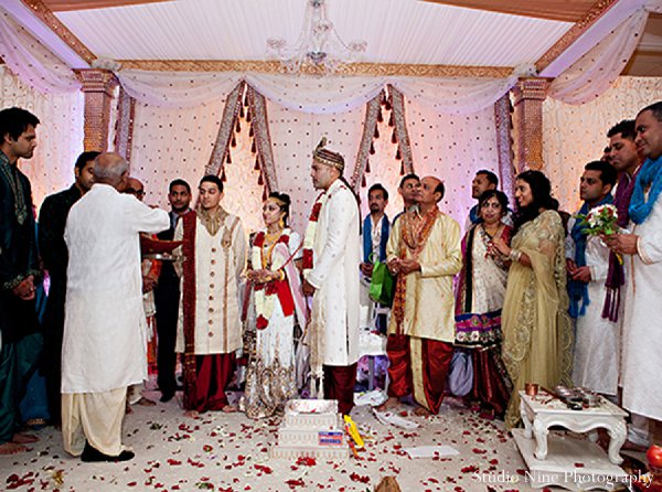 indian wedding ceremony mandap