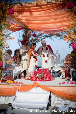 indian-wedding-ceremony-outdoors-mandap