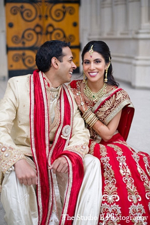 indian wedding groom bride portraits
