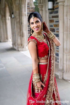 indian wedding lengha bride portraits