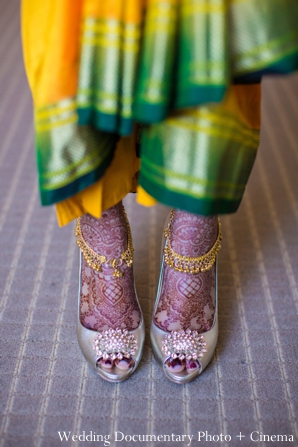indian wedding portrait bride mehndi feet