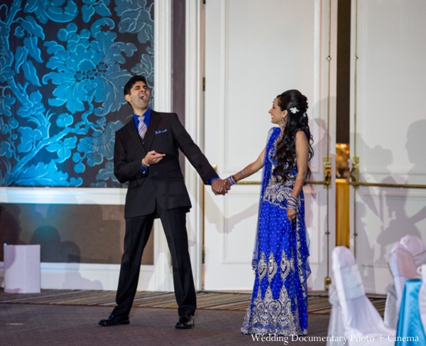 indian wedding reception bride groom entrance