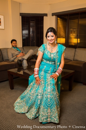 indian wedding bride reception lengha