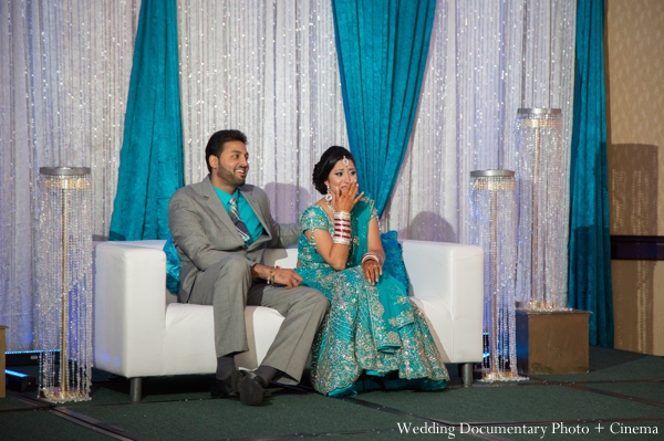 indian wedding bride groom reception