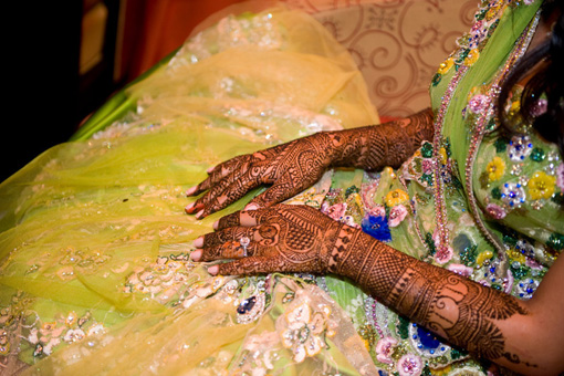 Indian wedding, mehndi 3