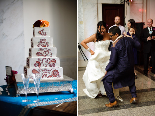 Indian wedding, reception, wedding cake copy