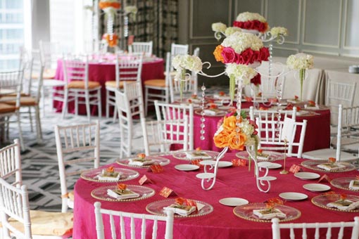 Indian wedding pink and orange 1