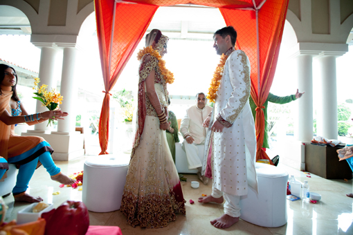Indian wedding bride and groom 2