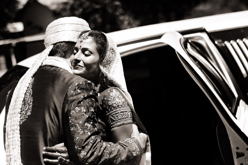 Indian wedding black and white 1