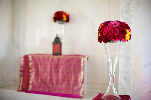 Indian wedding, reception decor 1