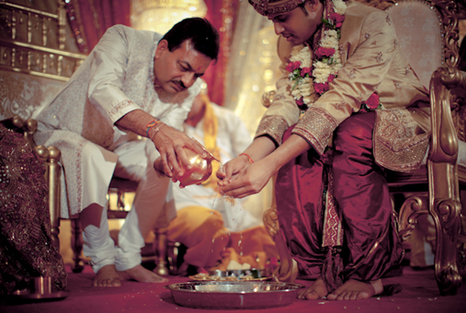 Indian wedding, mandap 1