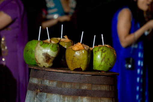 Indian wedding coconut water