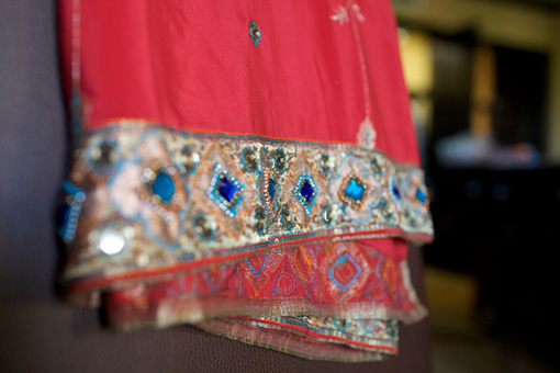 Indian wedding red sari