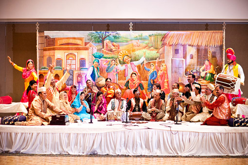 Punjabi themed sangeet 4