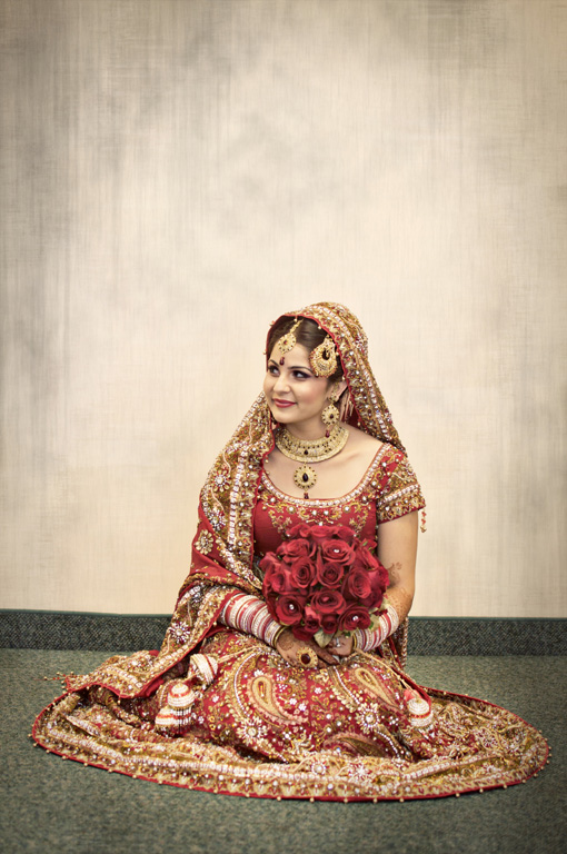 Indian-bride-red-bridal-lengha