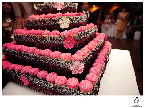 Indian-wedding-reception-cupcake-tower-1