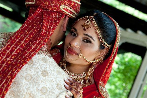 Indian-wedding-red-lengha