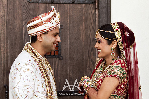 Indian-wedding-bride-red-lengha-1