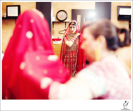 Indian-wedding-Indian-bride-red-lengha