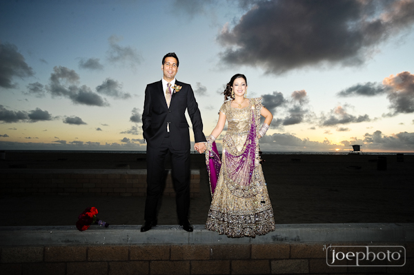 Indian wedding photography of indian bride and groom