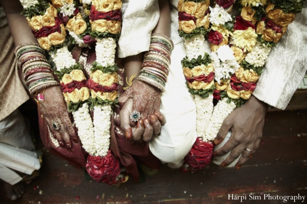 Bridal mehndi and indian bridal jewelry at this indian wedding.