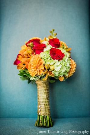 Indian wedding flower ideas for a bridal bouquet