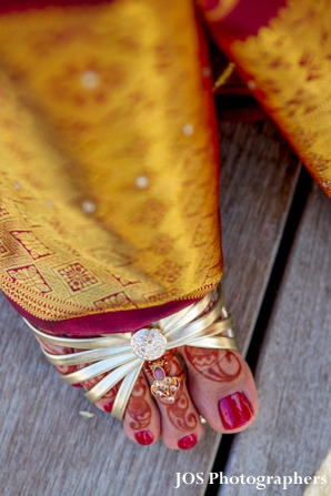 Indian bridal shoes for south indian bride