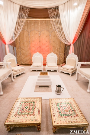 Minimalist decor for indian wedding ceremony