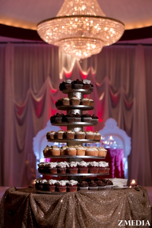 Indian wedding cake cupcake tower