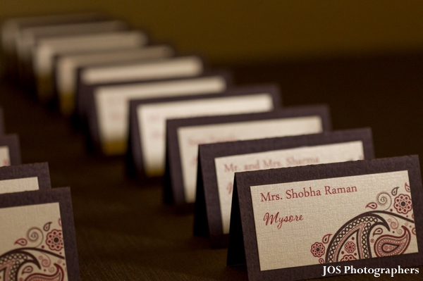 Indian wedding design ideas for guest place cards.