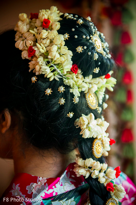 Indian Wedding Hairstyles Indian Bridal Hairstyles Stock Photo 1021665241 |  Shutterstock