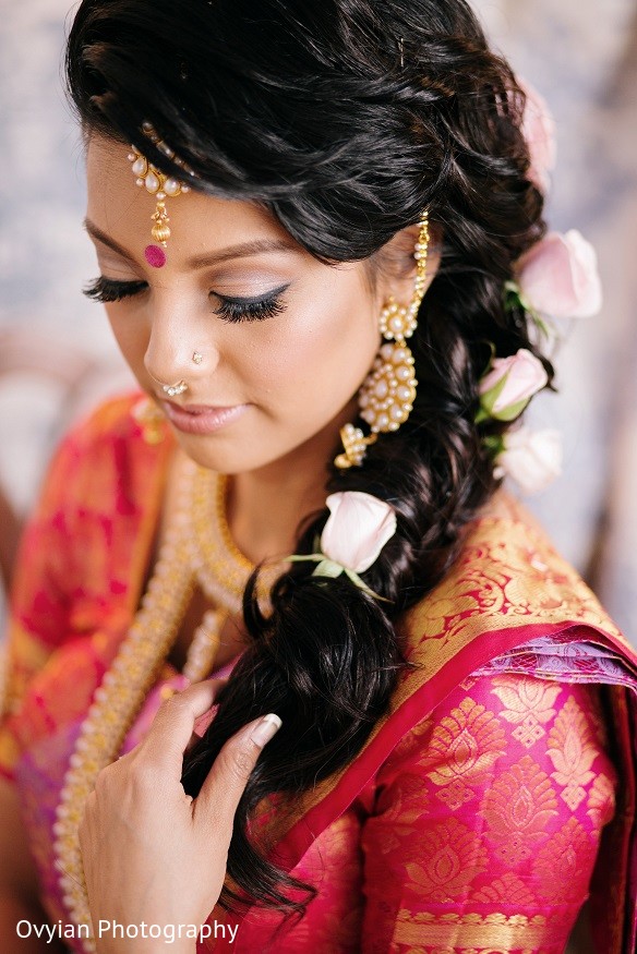 South Indian Bridal Hairstyle | Photo 61345