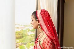 An Indian bride and groom wed in a traditional Hindu ceremony.