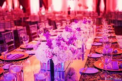 With gorgeous floral and decor, this Indian wedding reception is a stunning event!