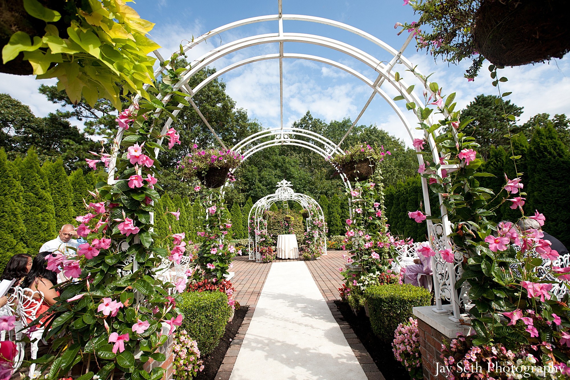  Outdoor  ceremony in Long  Island  NY  Indian Fusion Wedding  