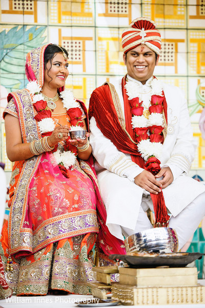 Ceremony in Pasadena, CA Indian Wedding by William Innes Photography ...