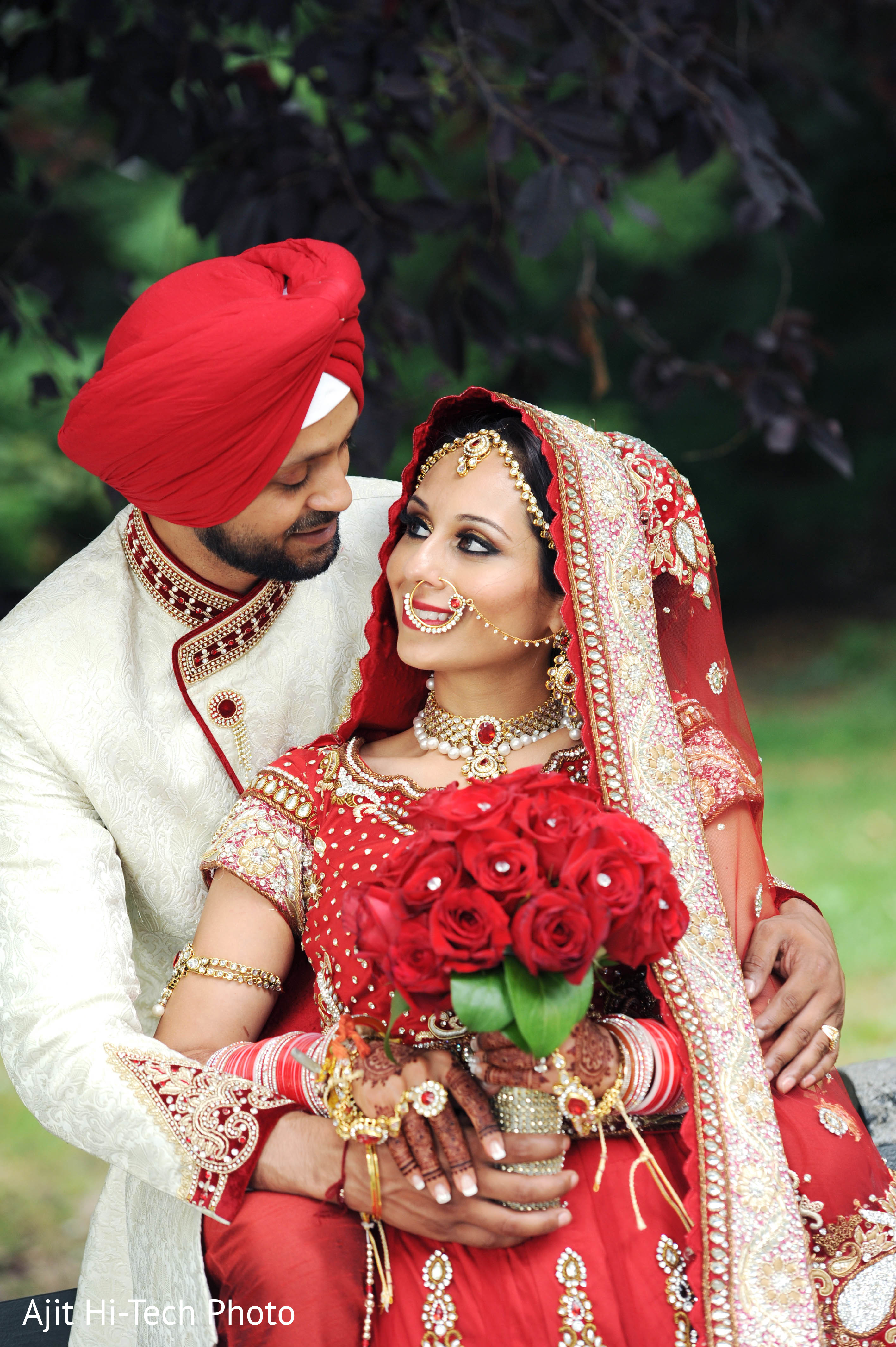 indian wedding photography poses bride and groom.