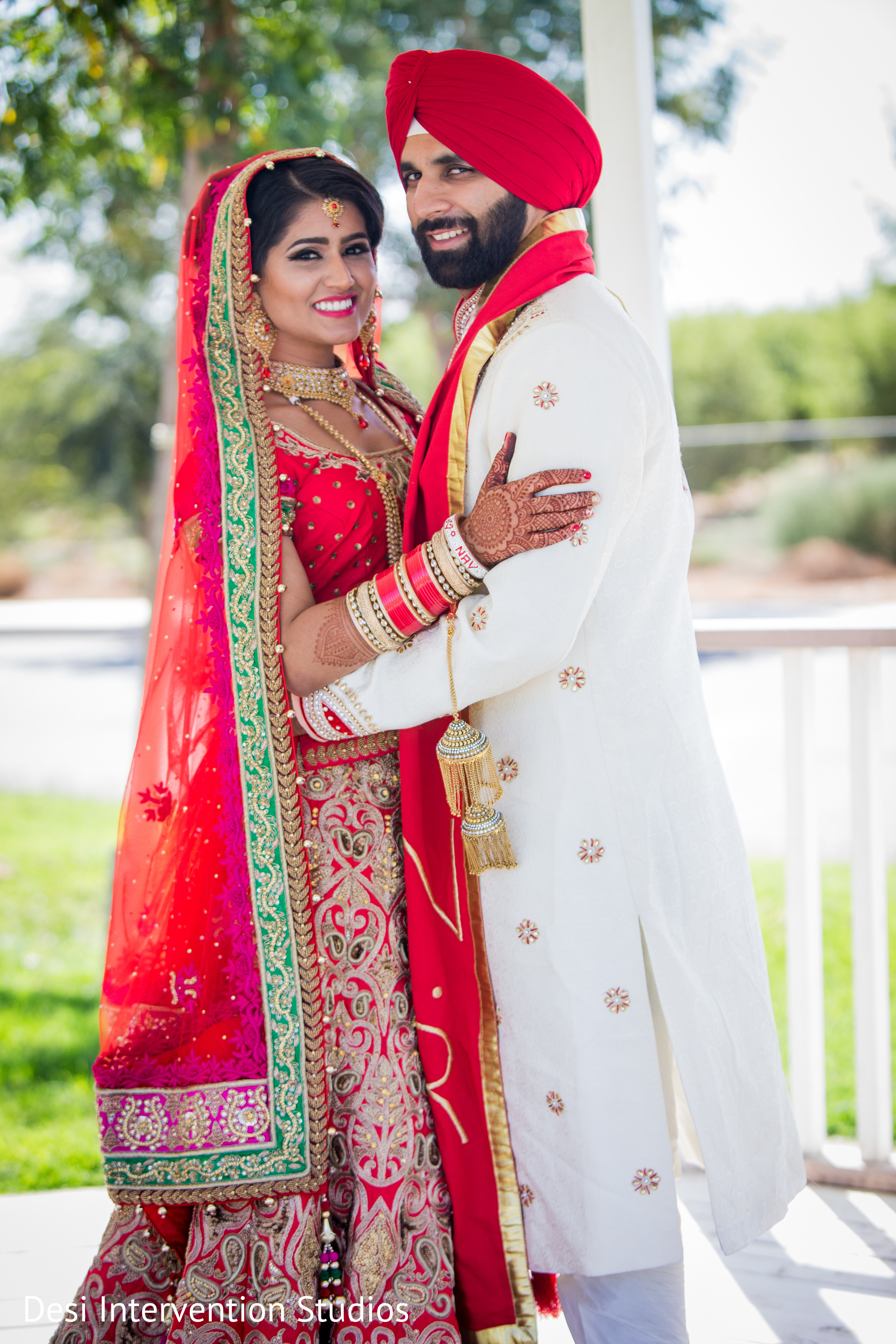 Indian wedding portraits in Selma, CA Sikh Wedding by Desi Intervention ...