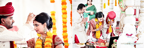An Indian bride and groom marry at this Los Angeles Indian wedding venue.